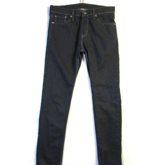 Levi's 508 Jeans Regular Taper Dark Blue Men's 30x32 White Stitching - Picture 10 of 10